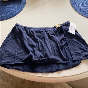 Navy Michael Kors swim skirt